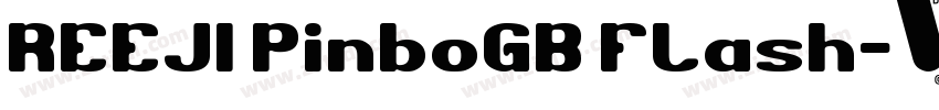 REEJI PinboGB Flash字体转换